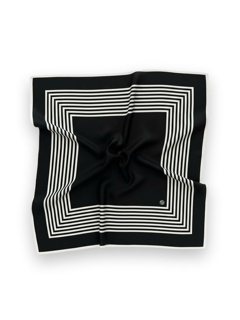 Lescarf NO. 2 | Black | 65 CM Lescarf