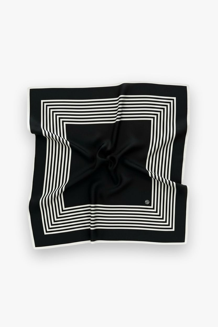 Lescarf NO. 2 | Black | 65 CM Lescarf