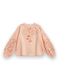 Lily Richelieu Peachy Pink Blouse Annabo