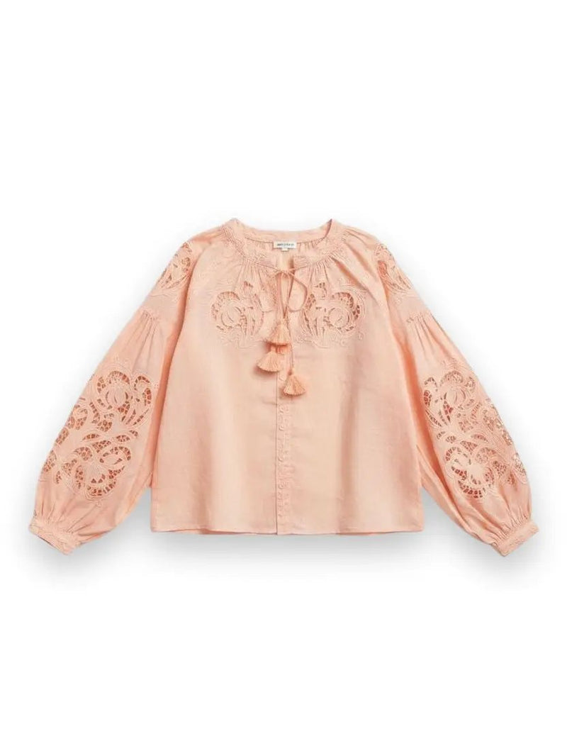 Lily Richelieu Peachy Pink Blouse