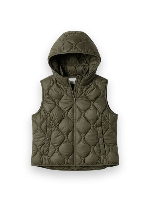 Jenny Cashball Hooded Vest Mashburn