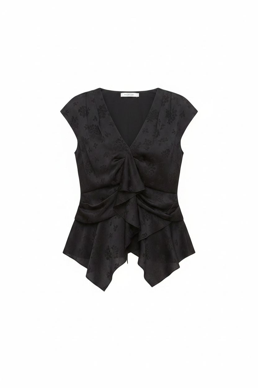 Phillip Lim - Draped Top with Handkerchief Hem Phillip Lim