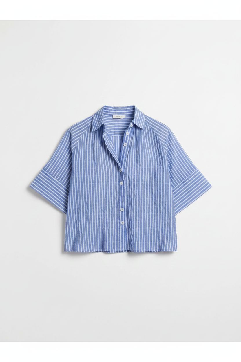 Halle Shirt in Marin Stripe Pharaoh