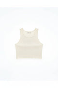 Cropped Rib Tank SLVRLAKE
