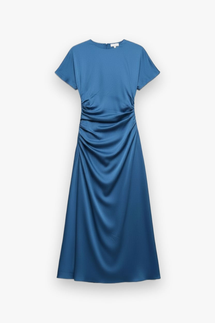 Marabella S/S Draped Midi Dress Simkhai