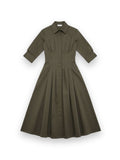 Jazz Pintuck Midi Dress Simkhai