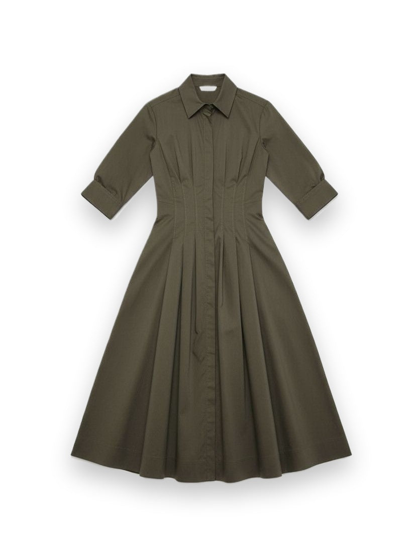 Jazz Pintuck Midi Dress Simkhai
