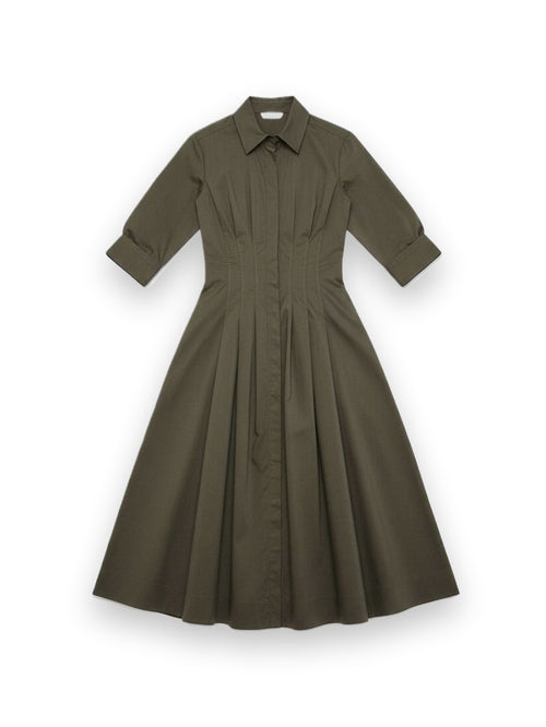 Jazz Pintuck Midi Dress Simkhai