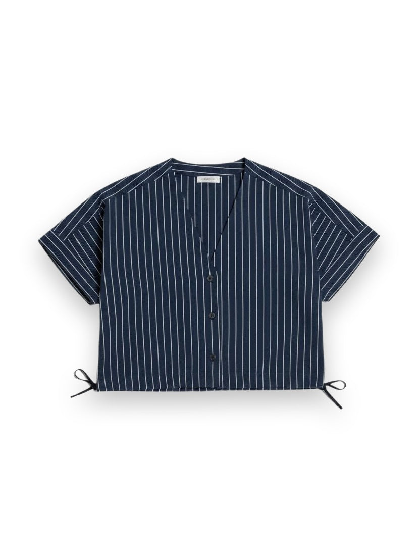 Sia Shirt in Raised Stripe Pharaoh
