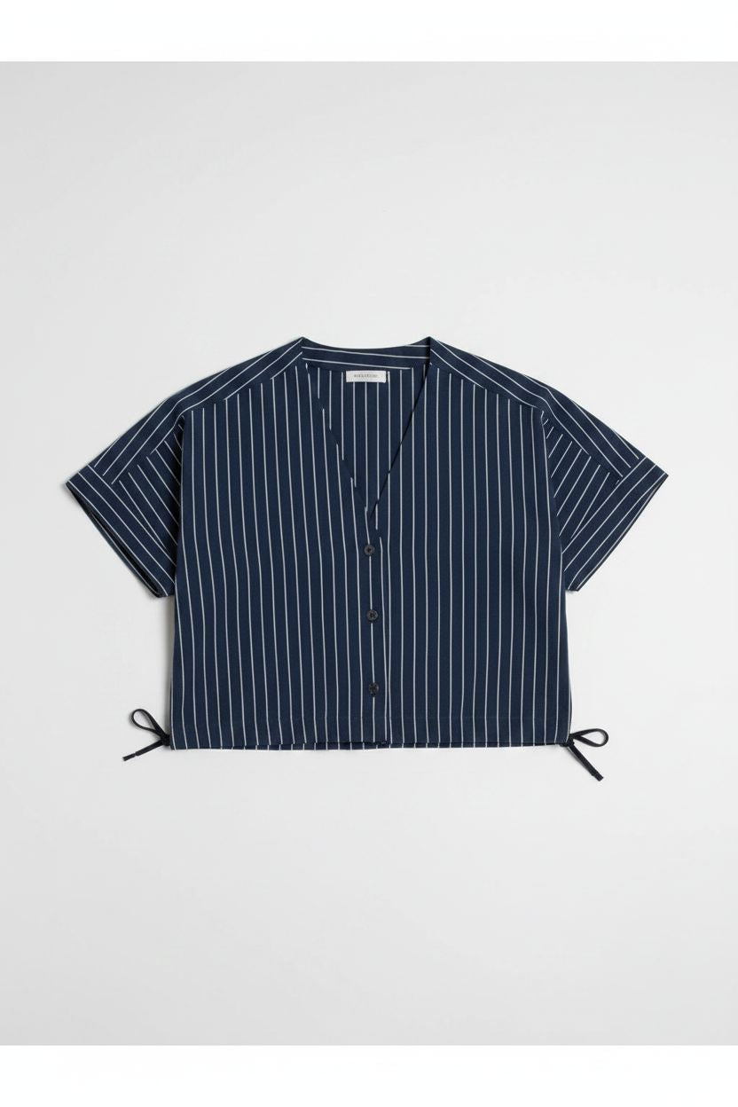 Sia Shirt in Raised Stripe Pharaoh