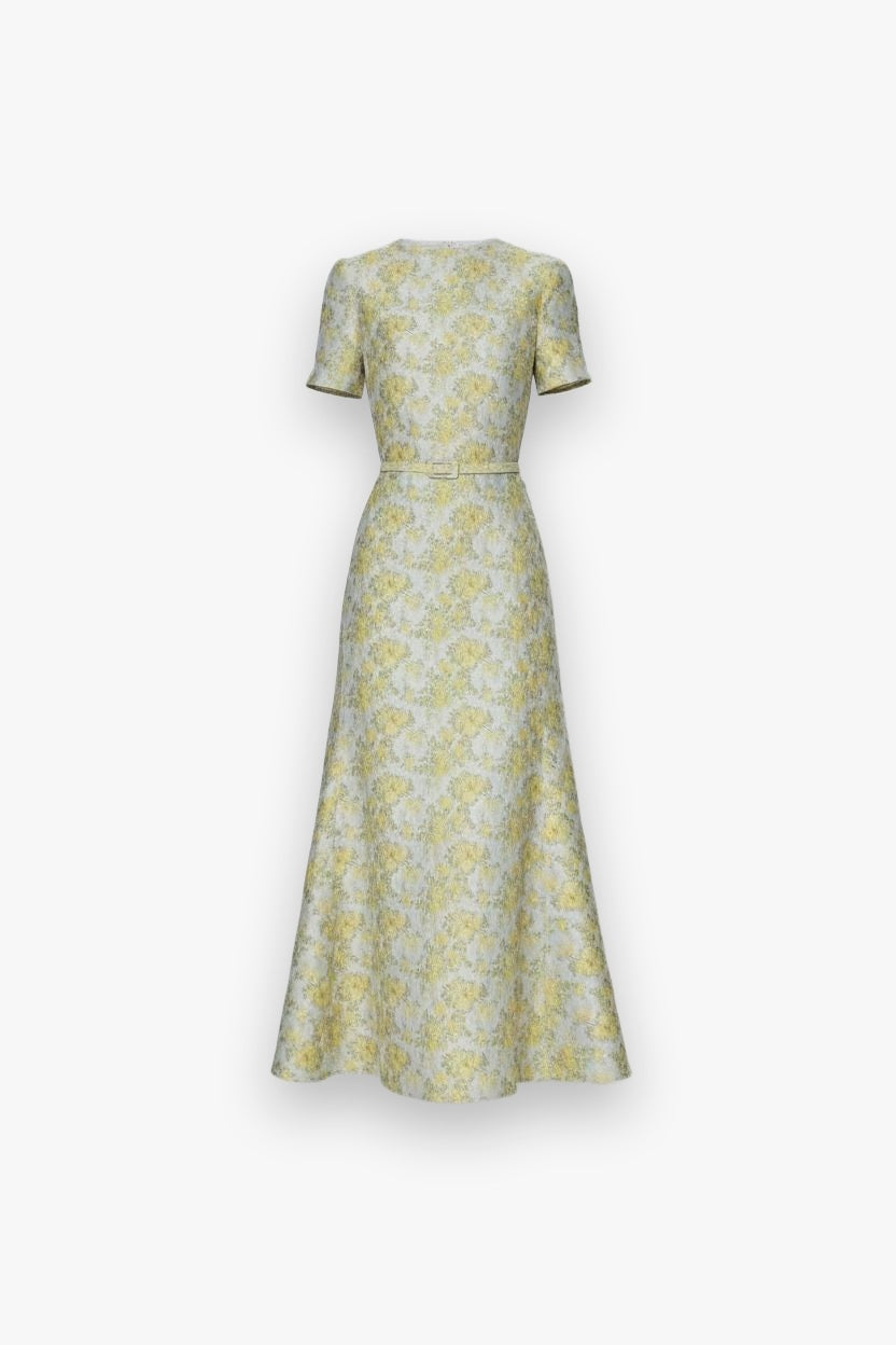 Caraline Jacquard Midi Dress Simkhai