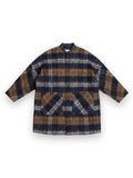 Bex Coat In Brushed Plaid Pharaoh