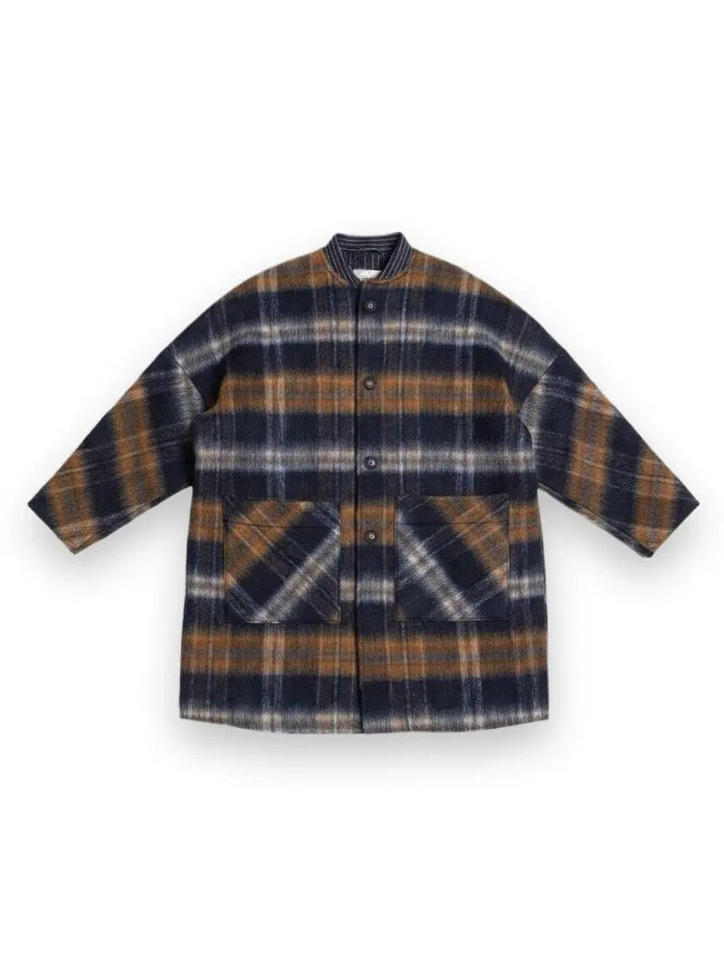 Bex Coat In Brushed Plaid