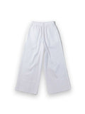 Bouton & Brume Elastic-Waist Cotton Palazzo Pants Psophia
