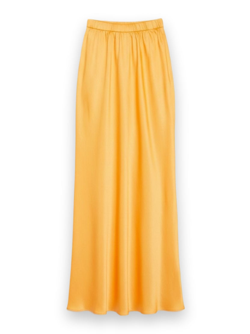Santander Silk Skirt in Marigold MIRTH