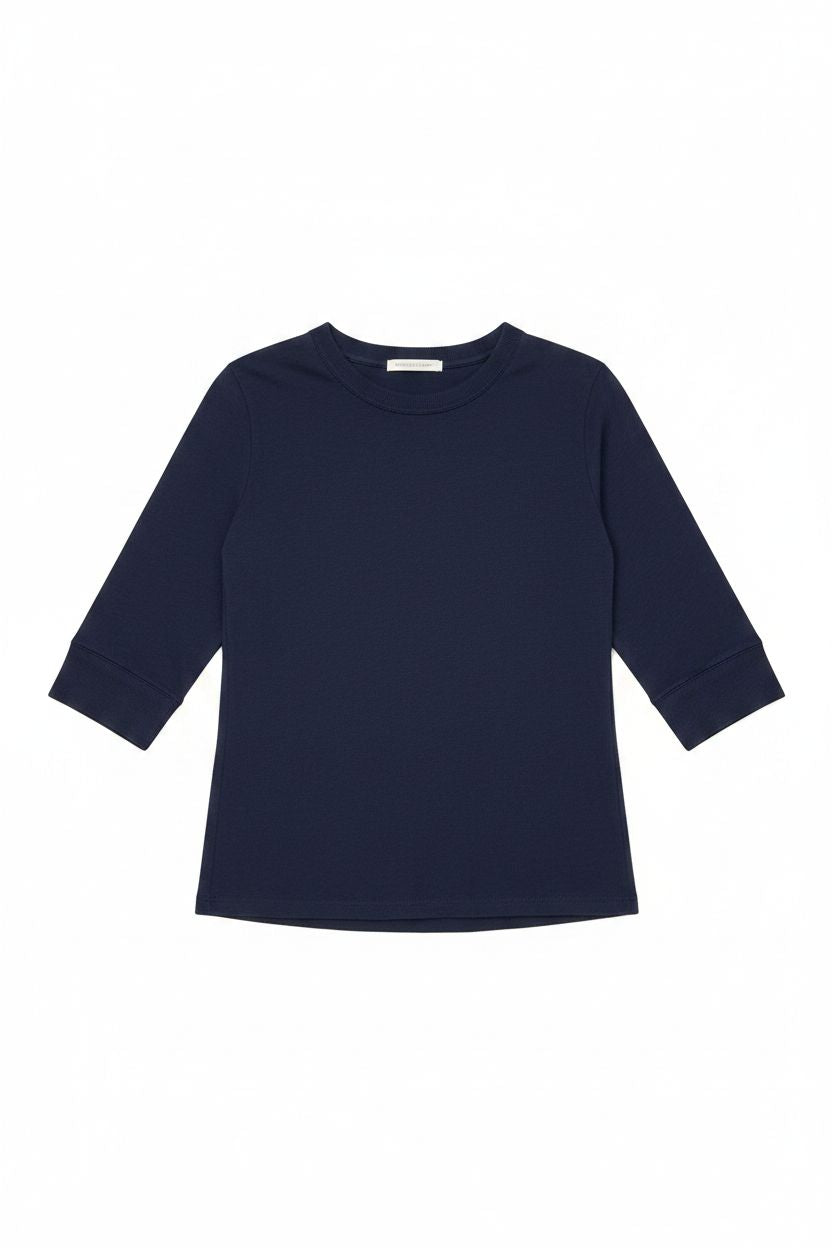 Giada Slim Tee in Supima Slub Pharaoh