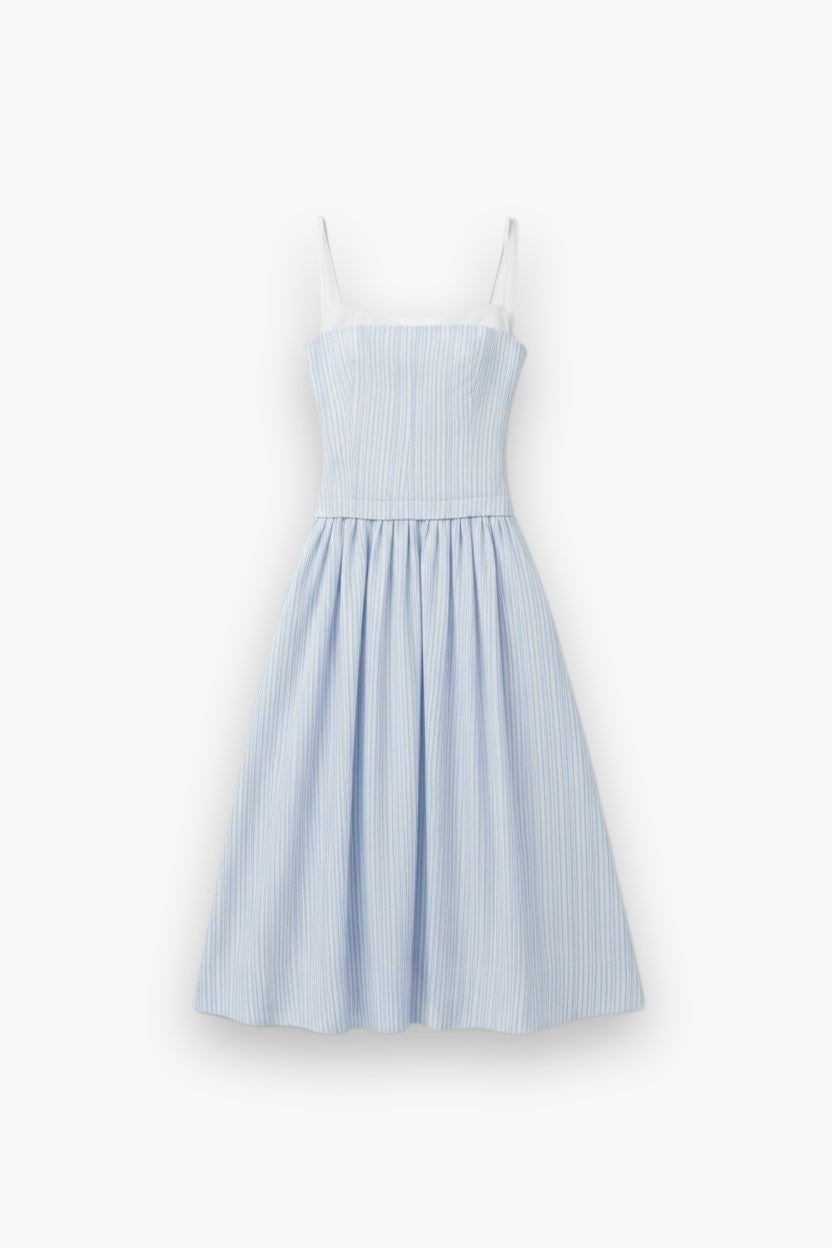 Quinlin Bustier Midi Dress Simkhai