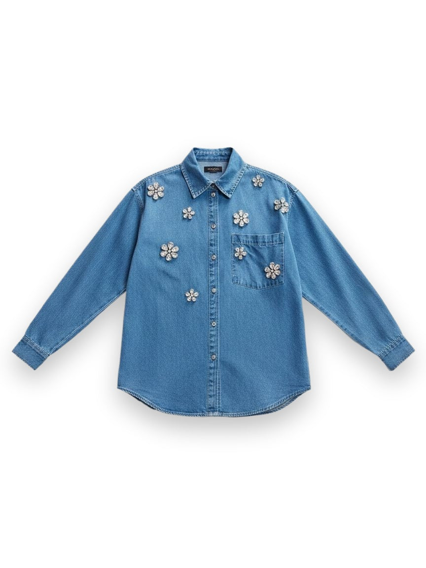 KONNECTION RHINESTONE SHIRT ESSENTIEL ANTWERP