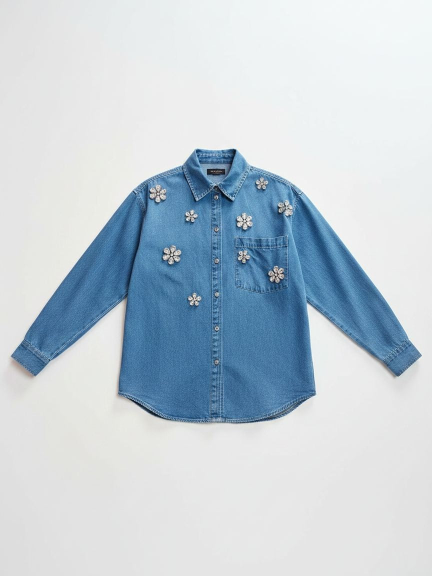 KONNECTION RHINESTONE SHIRT ESSENTIEL ANTWERP