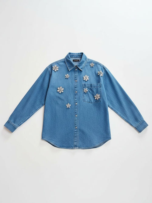 KONNECTION RHINESTONE SHIRT ESSENTIEL ANTWERP