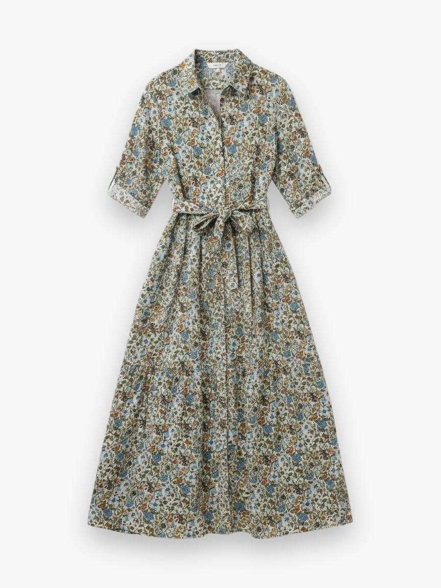 Classic Shirtwaist Maxi Dress Mashburn