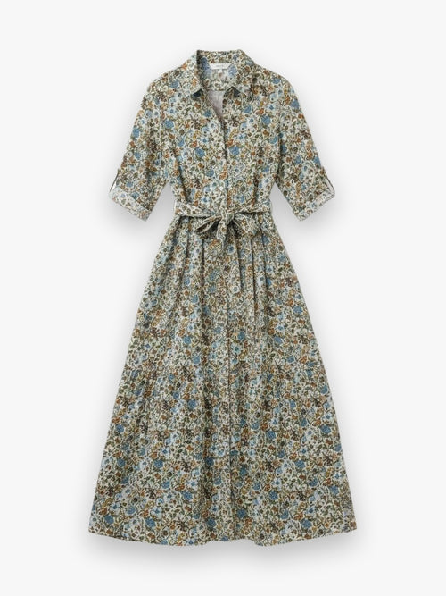 Classic Shirtwaist Maxi Dress Mashburn