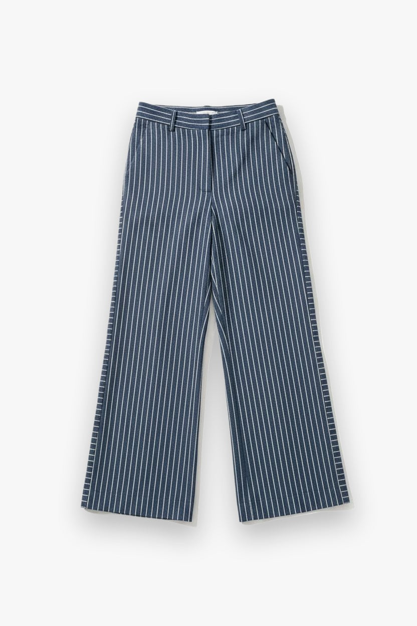 Wes Pant in Raised Stripe Pharaoh