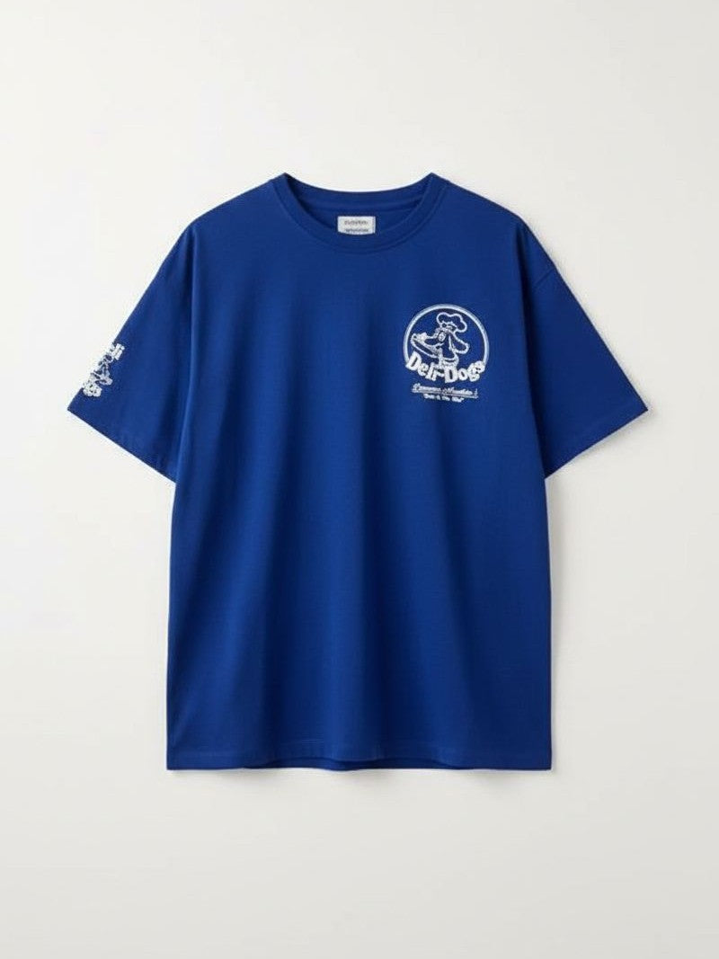 Deli Dog SS Graphic Tee Damson Madder