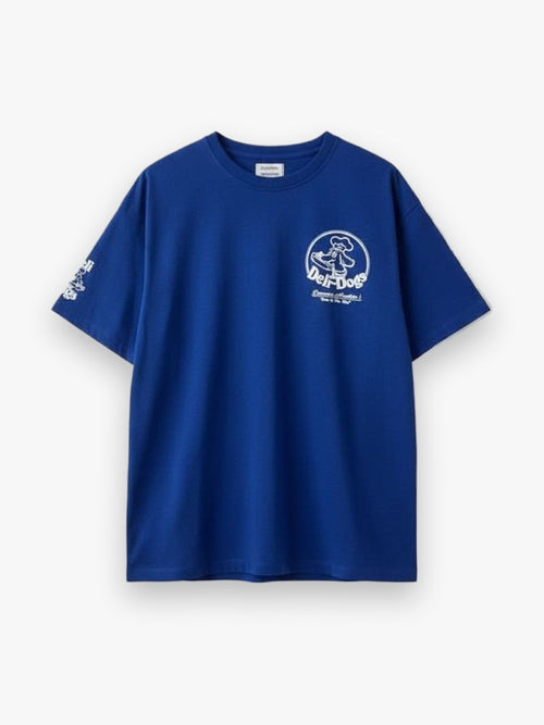Deli Dog SS Graphic Tee Damson Madder