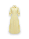 Jazz Pintuck Midi Dress Simkhai