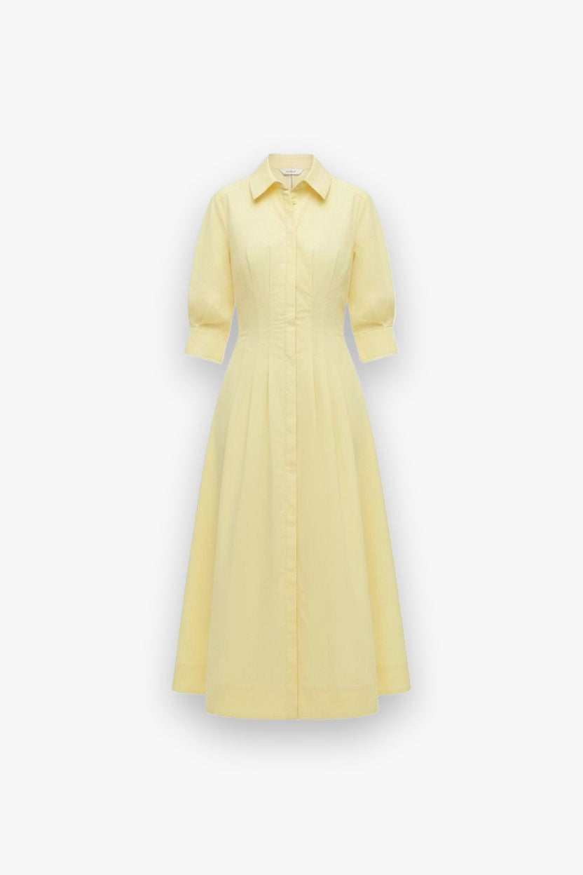 Jazz Pintuck Midi Dress Simkhai