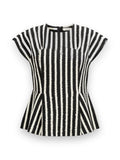 Pinstripe Luma Top Lovebirds