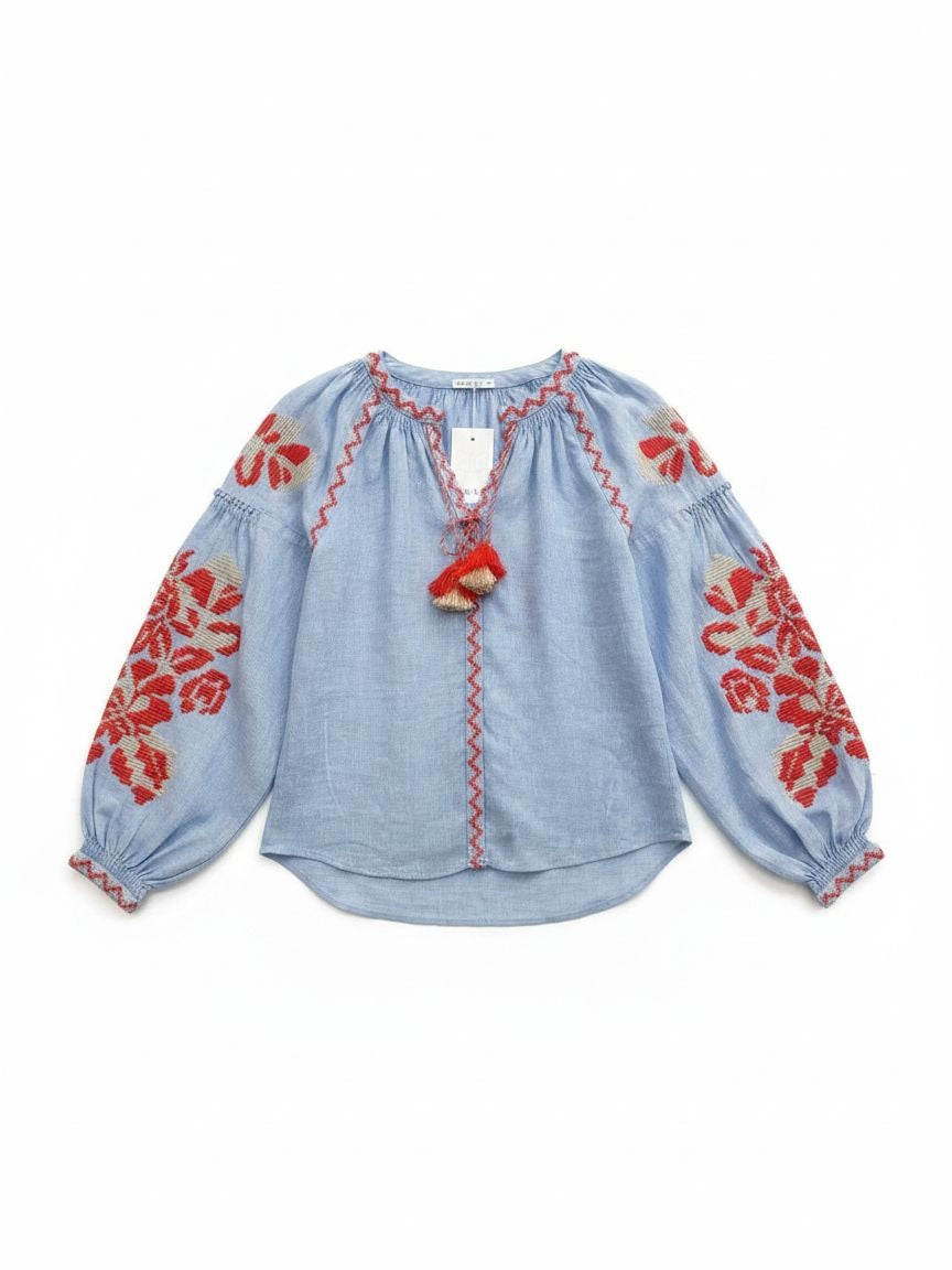 Pixel Rose Blouse Annabo