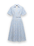 DEANNA S/S BELTED MIDI DRESS Simkhai