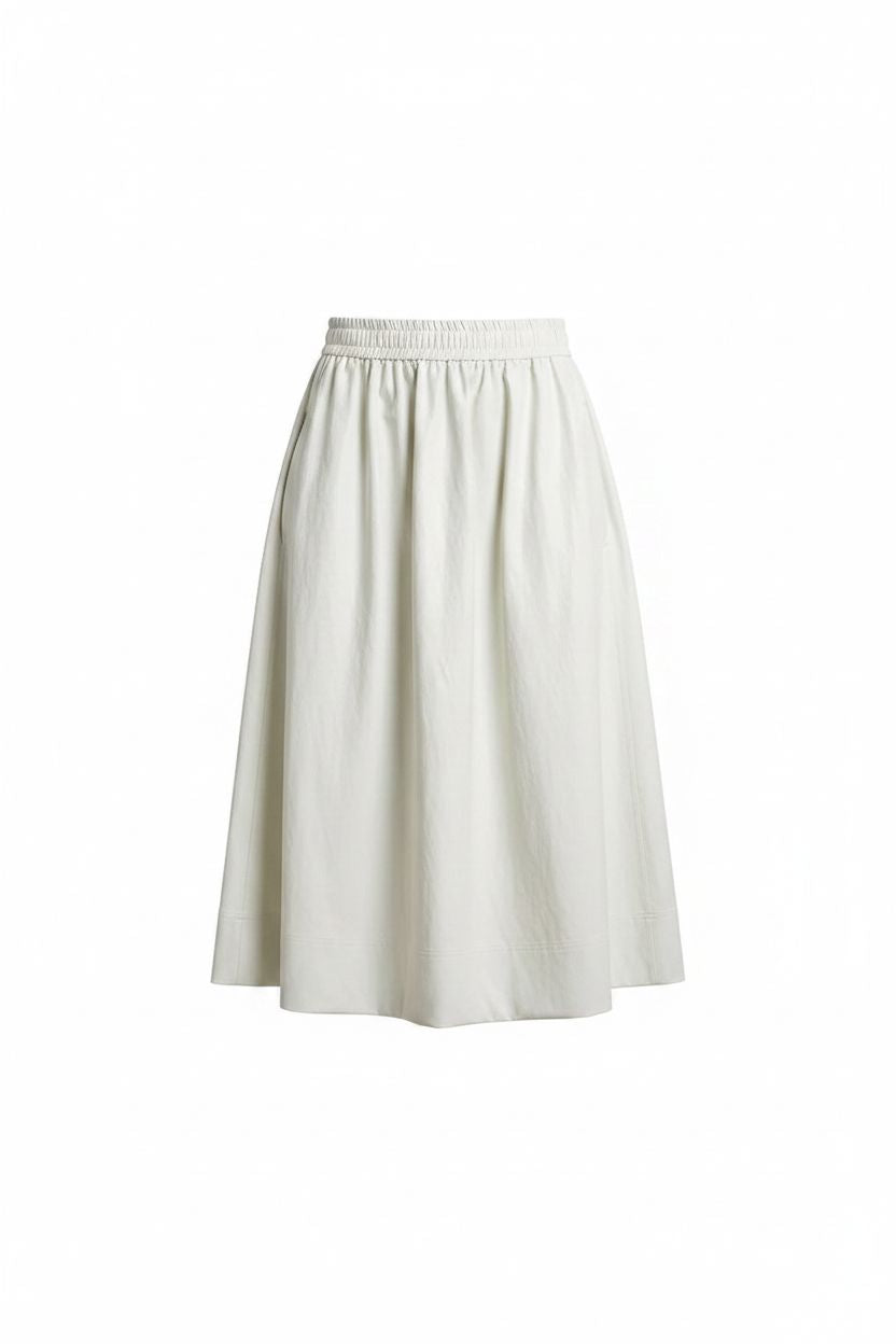 Claudia Skirt in Faux Leather Pharaoh