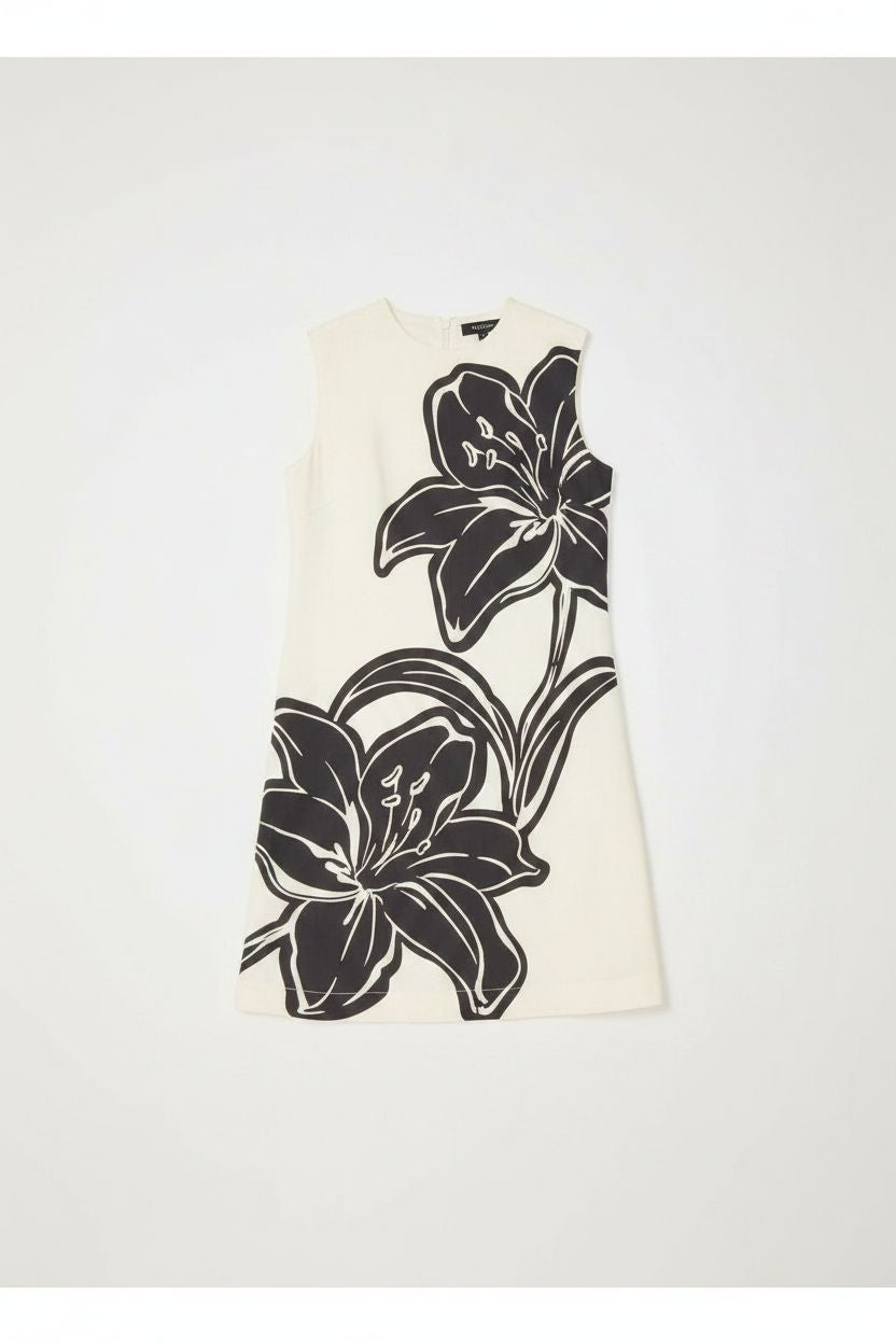 Kirby Dress in Lily Print GILNER FARRAR