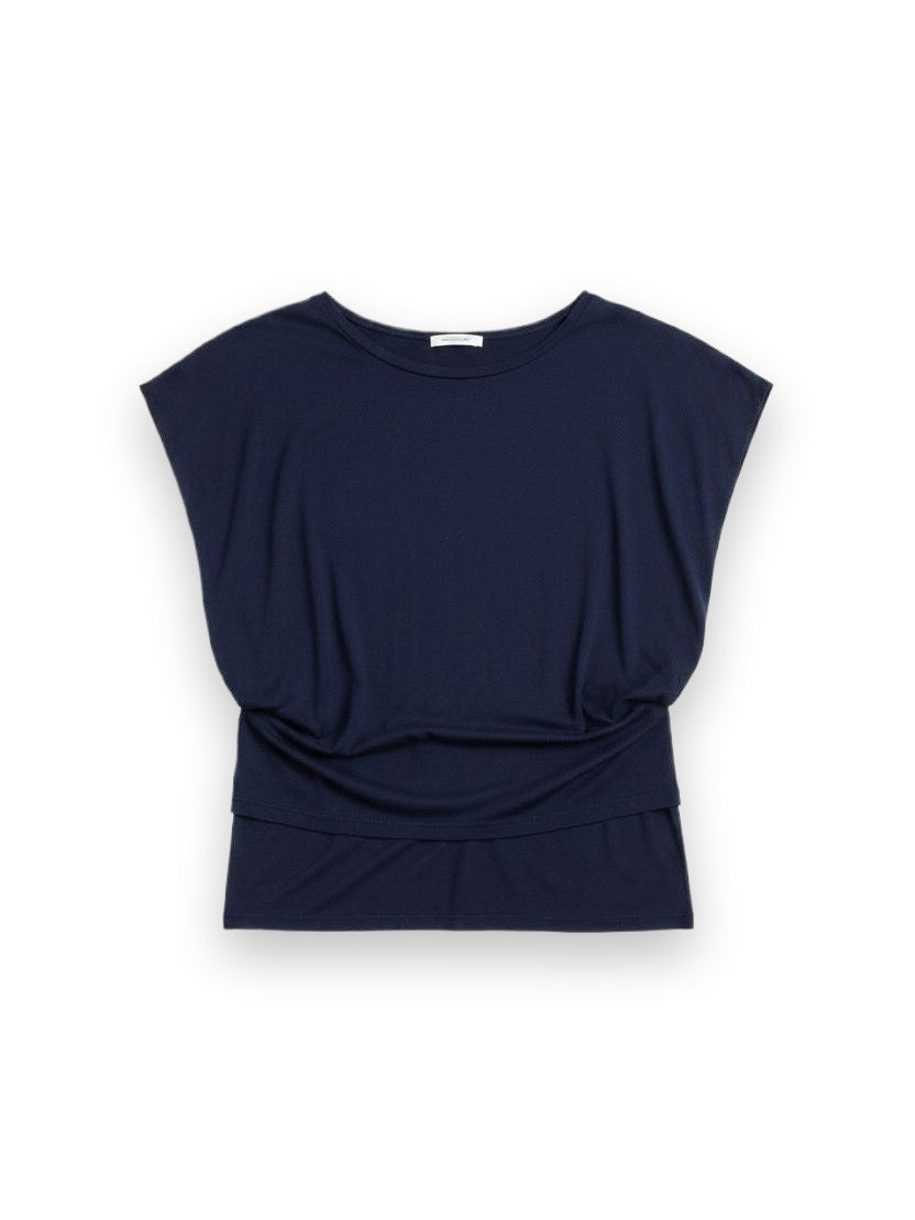 Terrance Tuck Tee in Tissue Jersey