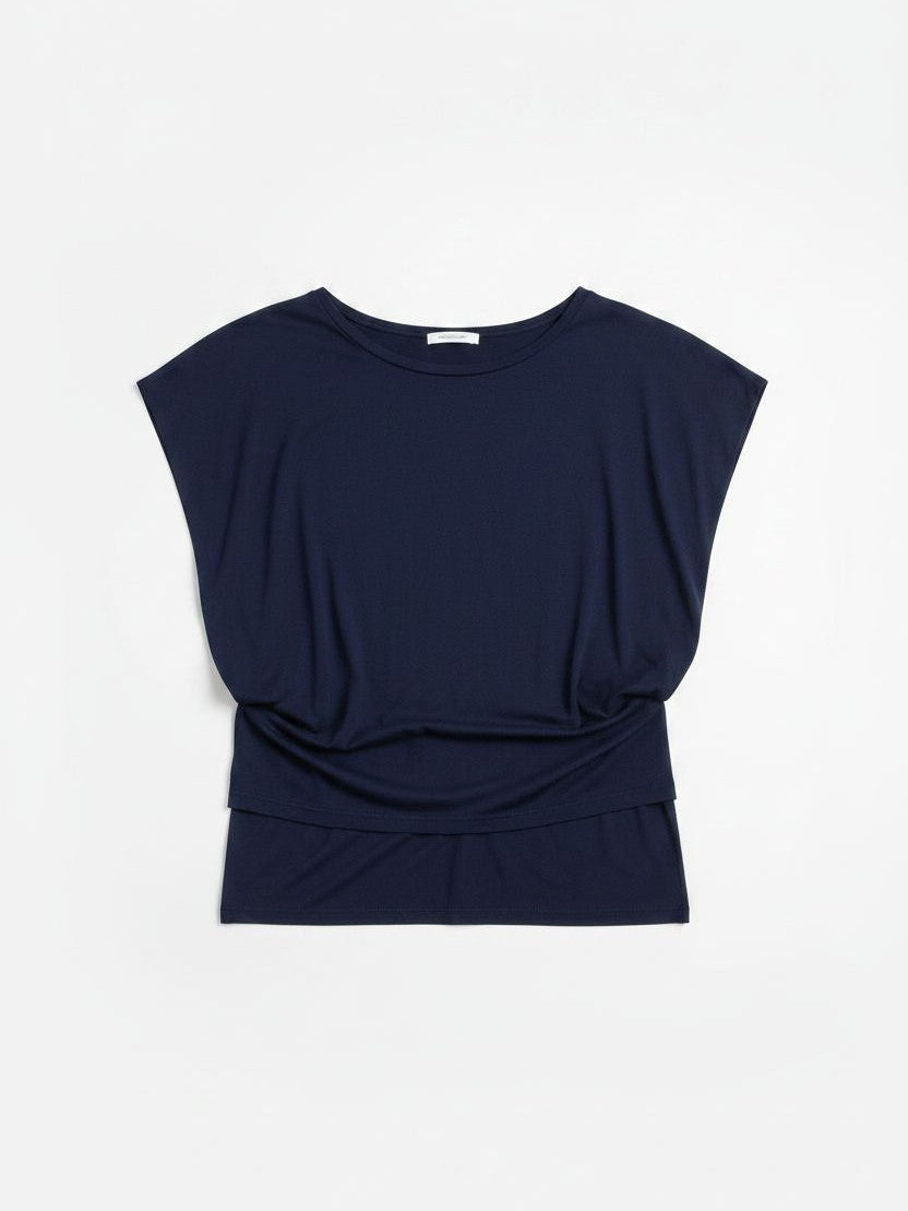 Terrance Tuck Tee in Tissue Jersey Pharaoh