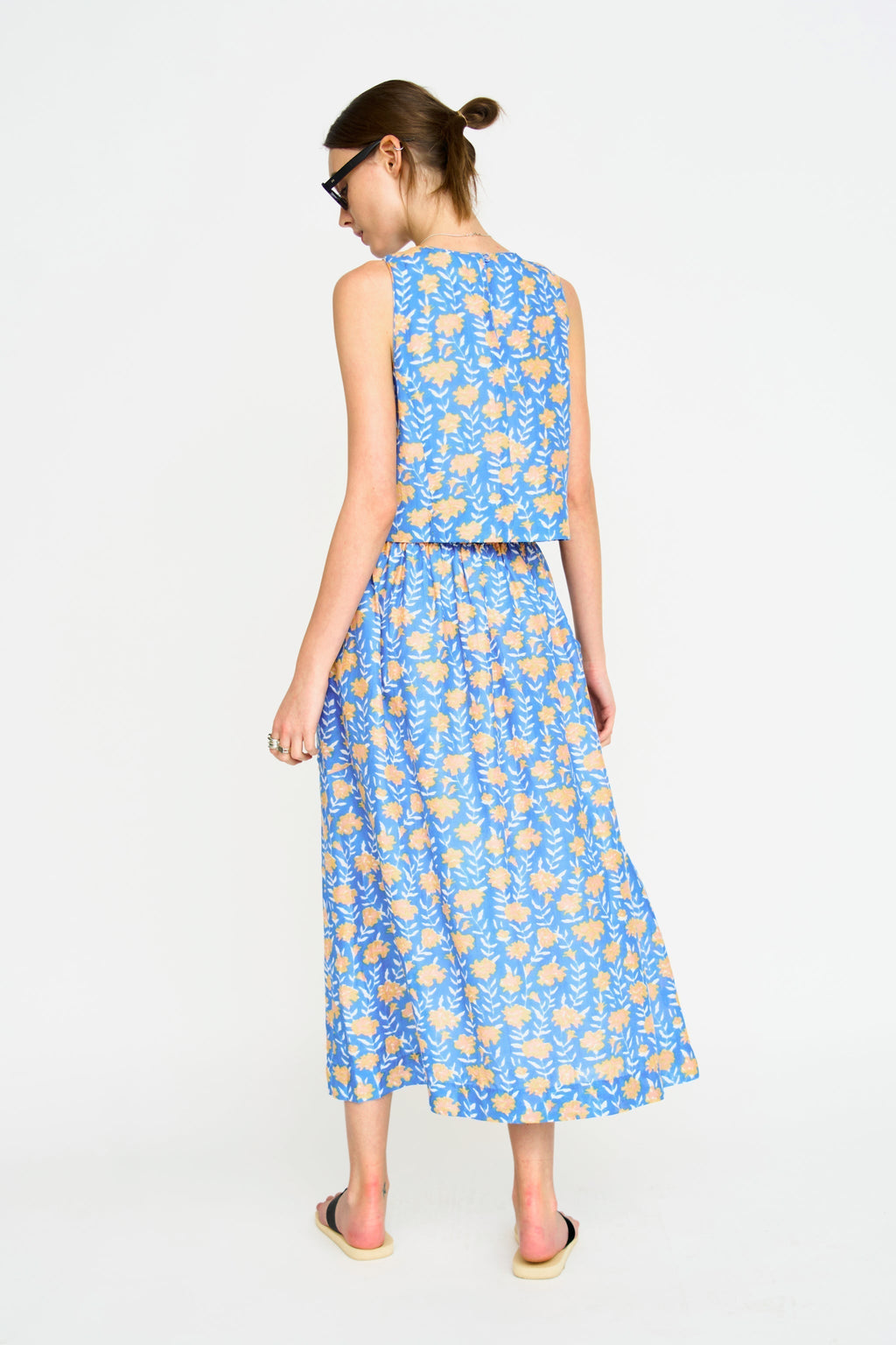 Verona Skirt in Tangerine Carnation MIRTH