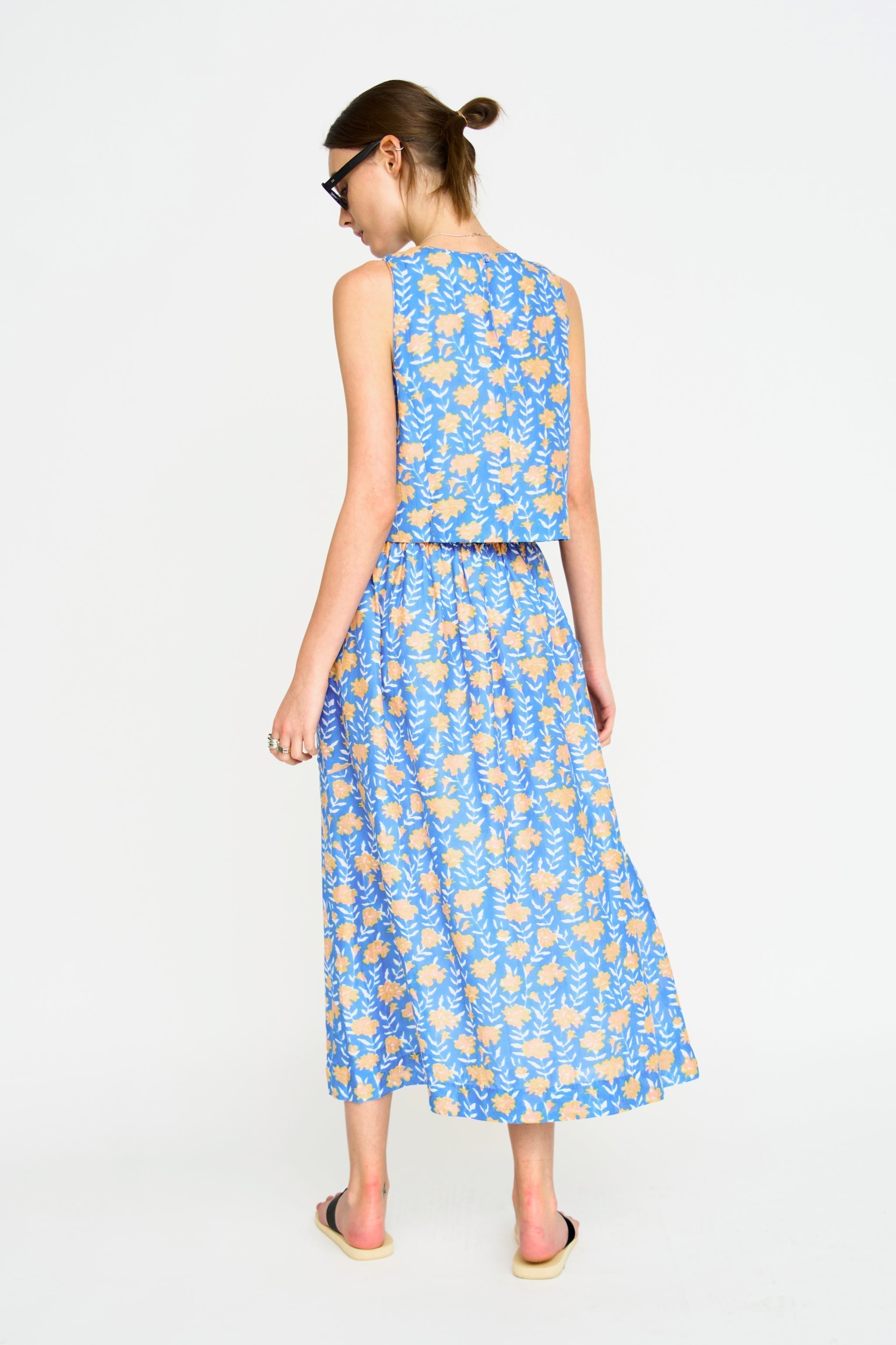 Verona Skirt in Tangerine Carnation MIRTH