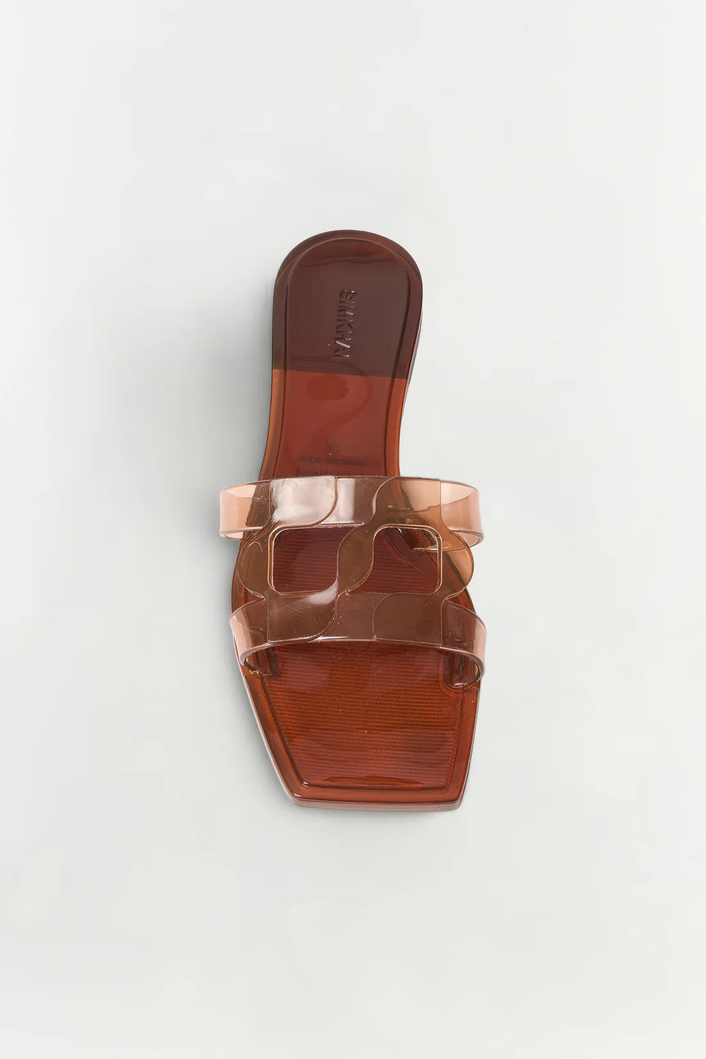 Simkhai Monogram Jelly Flat Slide Simkhai