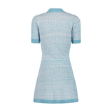 Tweed Knit Collared Button Up Mini Dress - Primm'sTweed Knit Collared Button Up Mini DressMatthew Bruch