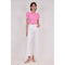 Light Gray Whitten Top in Sorbet Multi