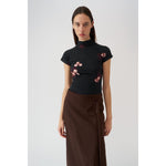 Black Lennon Bouquet Top