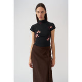 Black Lennon Bouquet Top