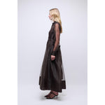 Lavender Montgomery Gown Chocolate