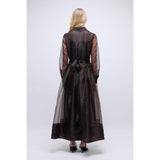 Dark Slate Gray Montgomery Gown Chocolate