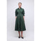 Light Gray Jazz Pintuck Midi Dress Cypress