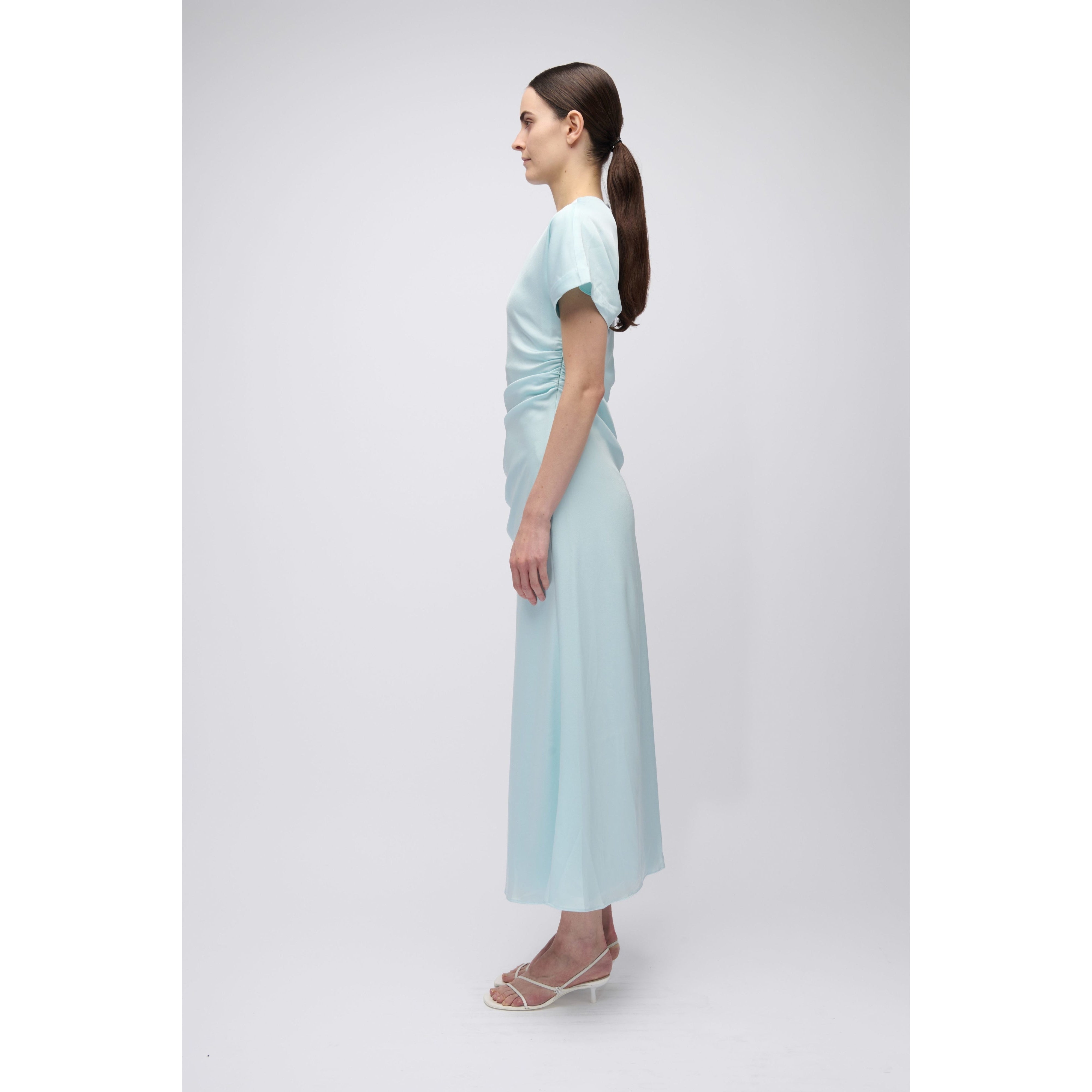 Marabella Draped Midi Dress Simkhai