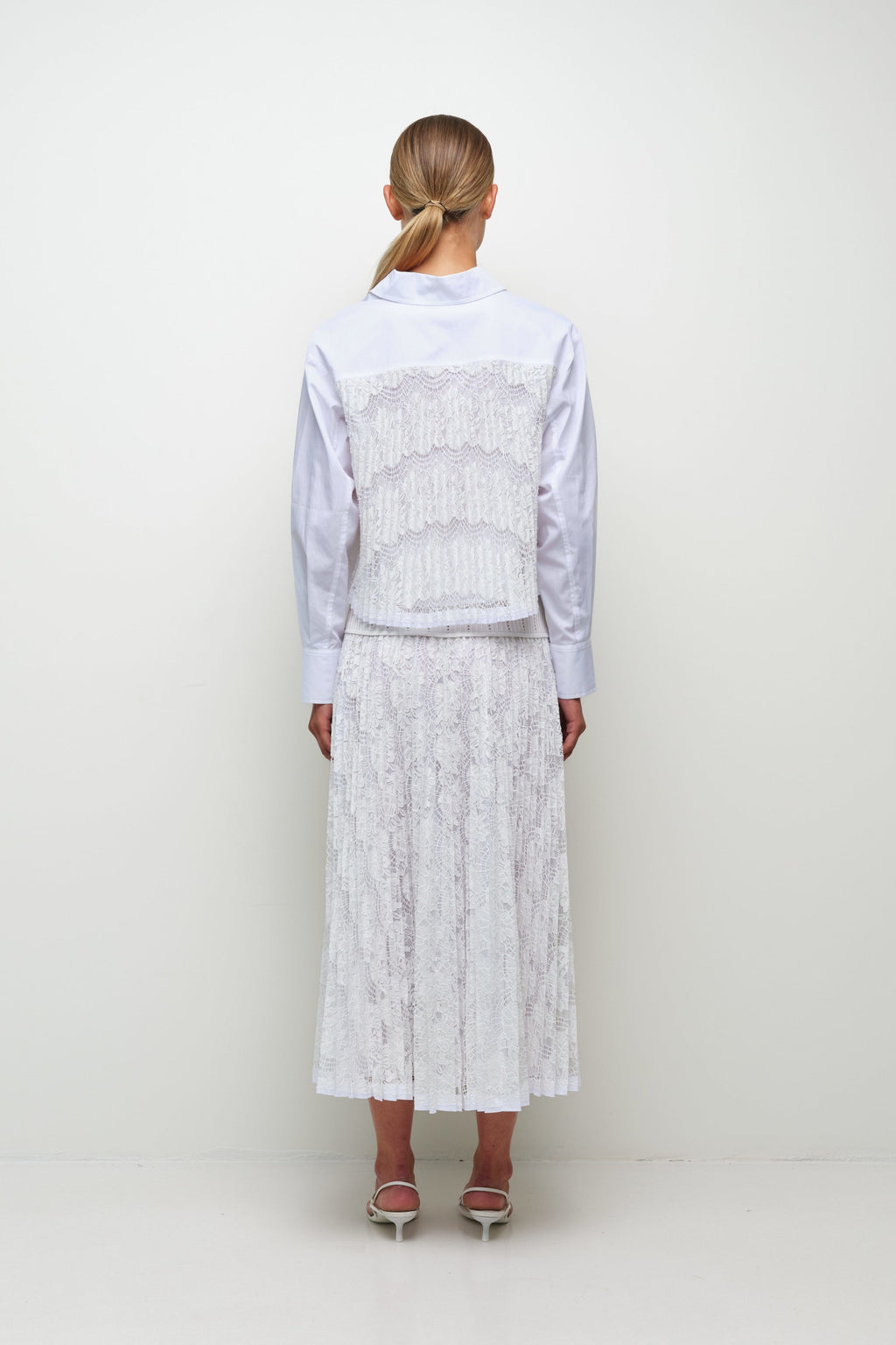 Kacey Cotton Lace Shirt Simkhai